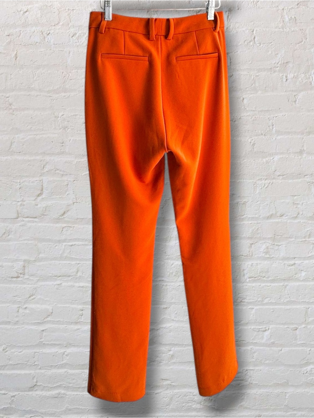 Aritzia Babaton Atelier Orange Dress Pants Straight Leg Trousers Size 6 - Picture 5 of 8